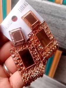Square Dangle Earrings
