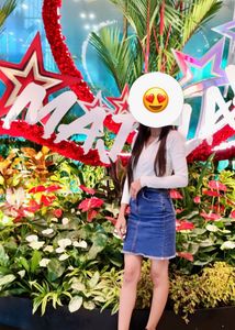 Denim Mini Skirt