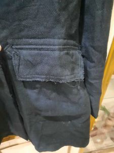 Stylish Navy Black Coat