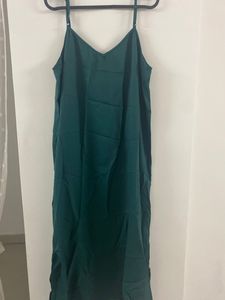 Dark Green Party Wear Dress