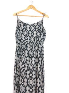 Cotton black with white Dress(Women)