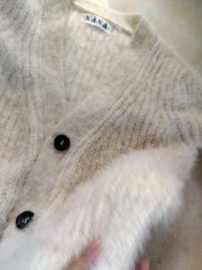 Heavy Furry Oversized Cardigan
