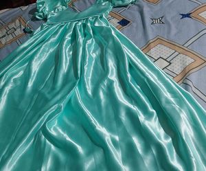 Ball Gown Satin Dress