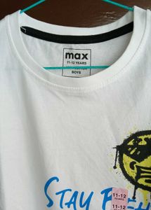 🤘Boys’Graphic Print T-Shirt–“Stay Behind” By MAX