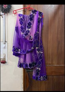 Heavy Work Lehanga Saree