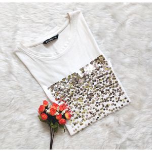Zudio Size XS Party wear Sequin T-shirt