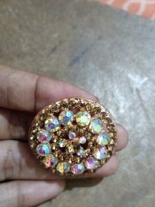 Sparkling Rhinestone Statement Ring