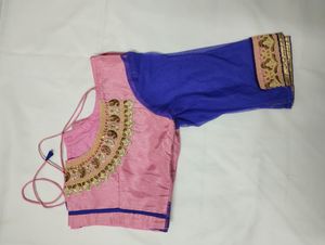 pink beautiful saree