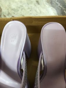 H&amp;M Purple Platform Heels