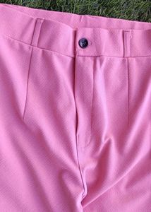 Pink Wide Leg Trousers🌷