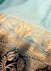 Elegant Blue Saree