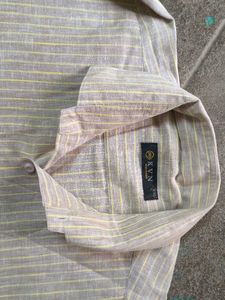 Striped Button-Down Shirt