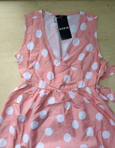 Vintage Polka-dot Wrap Dress