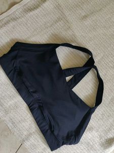 Navy sports bra