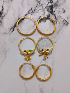 Combo of 3 ings pairs o