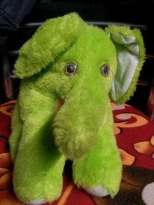 Green Elephant Plush Toy