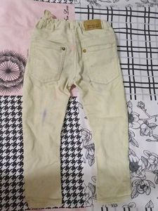 Zara Boys Cream Denim
