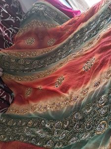 Multicolor Saree