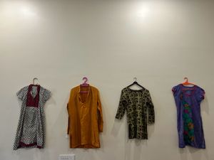 3 Combo Kurtis Cotton- GREEN NOT AVAILABLE