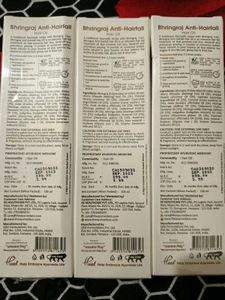Pack Of 3 Bhringraj Anti Hairfall Oil
