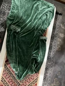 Green Embroidered Kurta Set