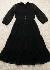 With Tag🖤Black Midi Dress