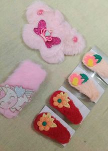 Cute Plush Hair Clips