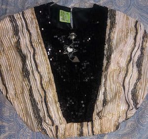 Baby Girl Velvet Lycra Top And Skirt Set