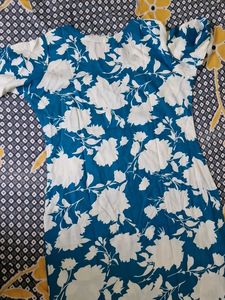 Floral Print Women's Kurta