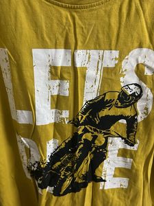 Yellow Graphic Print Tee