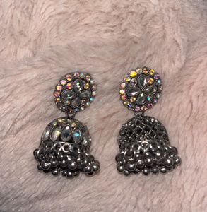 asthetic colourful Jhumka Earrings