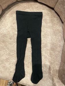 Black Ribbed Tights