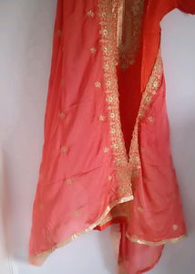 Orange Ethnic Dress