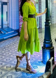 Lime Green Dress