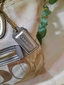 Coach Signature Canvas Satchel