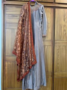 Elegant  Anarkali with Dupatta