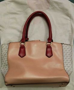 Michael Kors Tote Bag - Pink Pastel &amp; Logo