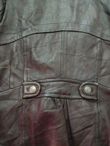 Damozel Brown Leather Jacket
