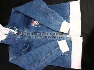 Cute Denim Hoodie Jacket