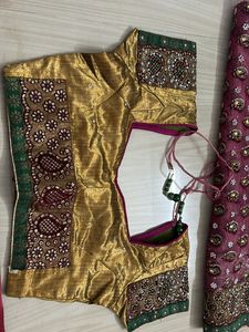 Heavy Work Tissue Saree With Border