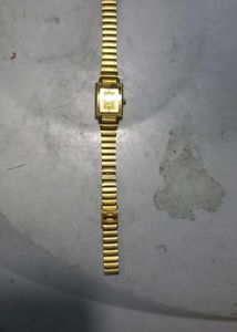 Vintage Gold-Tone Watch Band Only Bettry Khatam Ha