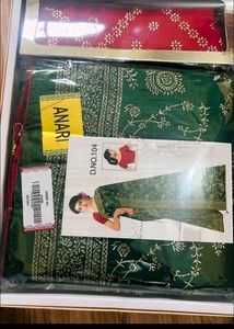 Dark Green Silk Saree
