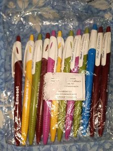 New 12 Pieces  Blue Ball Pen