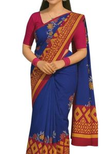 Elegant Striped Saree