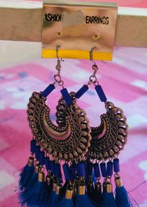 Chand Baliyan Long Earrings