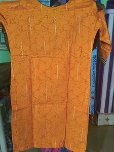 Elegant Yellow Kurti