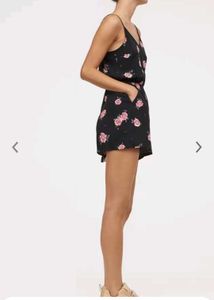 H&amp;M Divided Black Playsuit Shorts