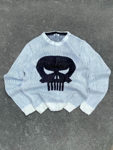 Skull Print Sweater