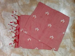 Khadi Embroidery Saree