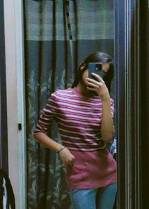 Striped Knit Top